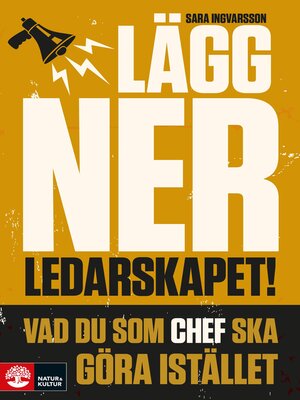 cover image of Lägg ner ledarskapet